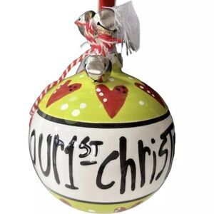 Magnolia Lane hand-designed “Our 1st Christmas” ornament
